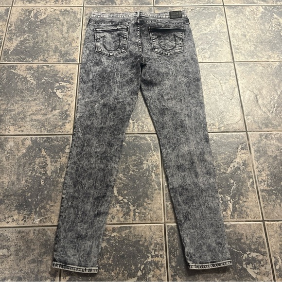 Women’s True Religion Jeans Size 31 Halle Mid Rise Super Skinny Made In … - Picture 6 of 9